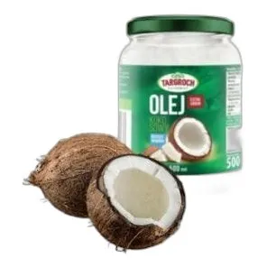 Coconut Oil Unrefined Extra Virgin 500ml Targroch — zdjęcie 1